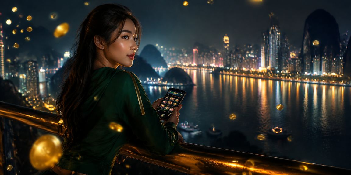 Người dùng Việt Nam đặt cược trên điện thoại tại vịnh Hạ Long