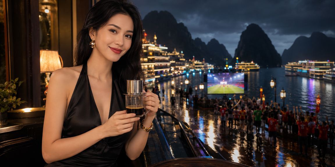 Người chơi casino nhâm nhi cà phê Việt tại Hạ Long